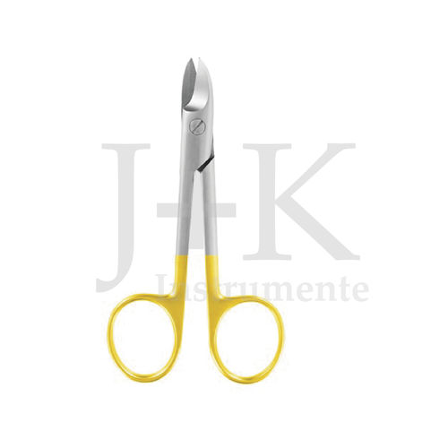 Tijera para cirugía dental - 02-04-025, 026 - J+K Chirurgische Instrumente - para humanos / de carburo de tungsteno / recta