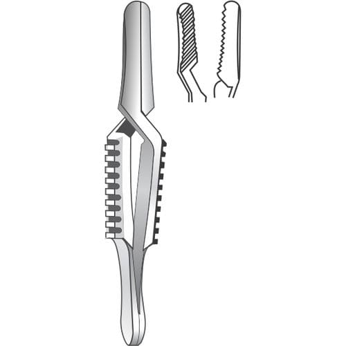 Pinza de agarre - 05-25 series - J+K Chirurgische Instrumente - abrazadera / para sutura / dentada