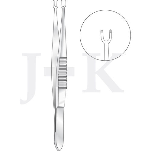 Micropinza para oftalmología - E3-3055,3056 - J+K Chirurgische Instrumente - recta / de acero inoxidable