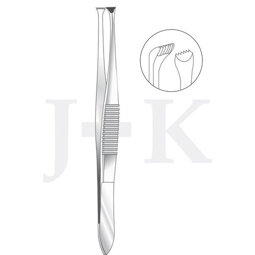 Micropinza para oftalmología - Graefe (e3-3067) - J+K Chirurgische Instrumente - de agarre / recta / de acero inoxidable