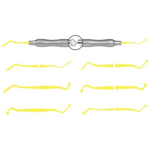 Instrumento de esculpido para composite dental - 24-108-001 - 007 - J+K Chirurgische Instrumente