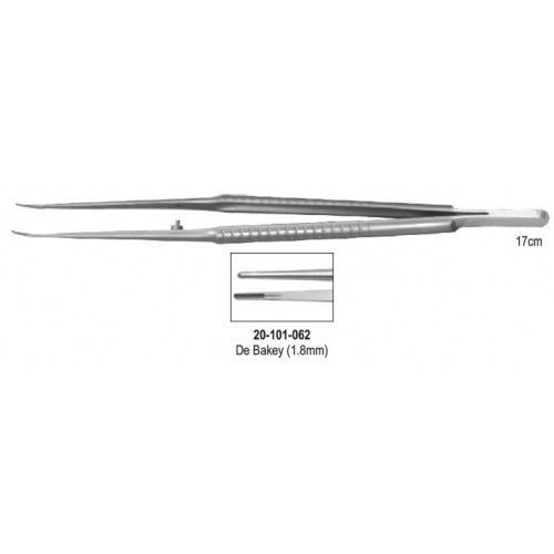 Micropinza dental - 20-101-062 - J+K Chirurgische Instrumente - DeBakey