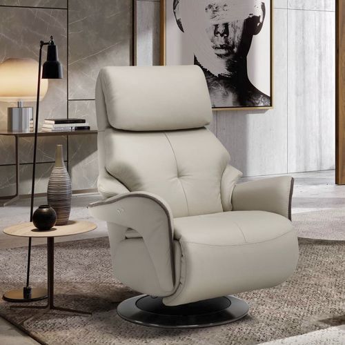 Sillón de descanso eléctrico - MOON - SpazioRelax - reclinable / basculante / con respaldo regulable