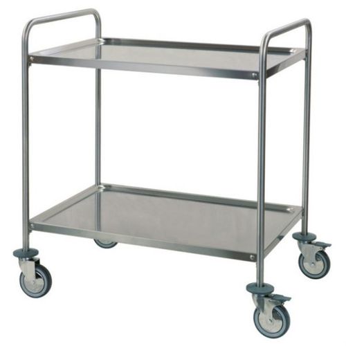 Carro médico - 233214-2 - Adexte - de uso general / de servicio / de acero inoxidable