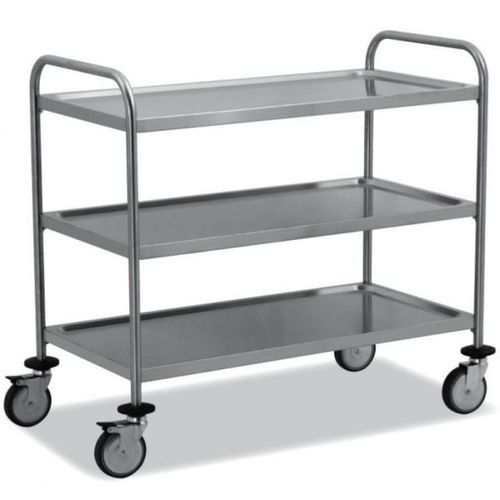 Carro médico - 233214-2 - Adexte - de uso general / de servicio / de acero inoxidable