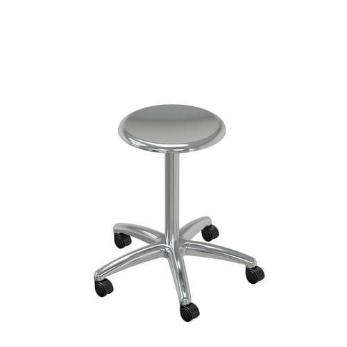 Taburete para centro sanitario - 108317 - Adexte - de altura variable / giratorio / con ruedas