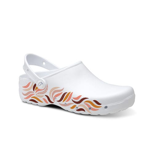 Zueco hospitalario unisex - Flotantes Wind - Feliz Caminar - antideslizante / lavable / antiestático
