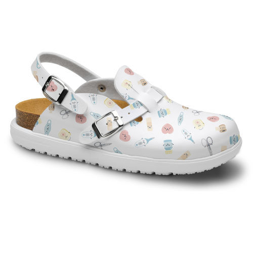 Zueco hospitalario unisex - Bio Wonderful Steps - Feliz Caminar - antideslizante / lavable / transpirable