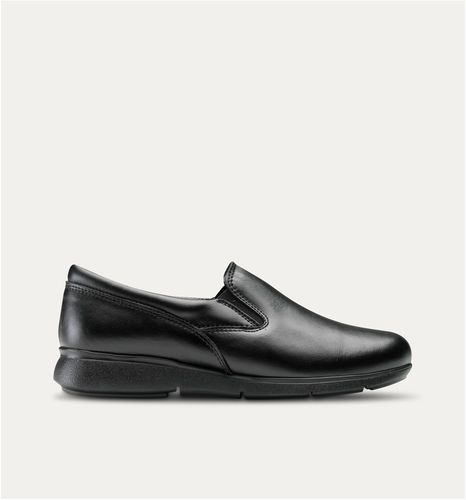 Zapato hospitalario para hombre - Berta - Feliz Caminar - transpirable / antideslizante / negro