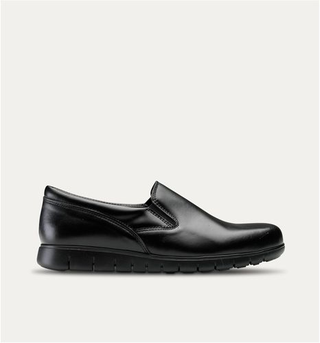 Zapato hospitalario para hombre - Eureka - Feliz Caminar - antideslizante / negro