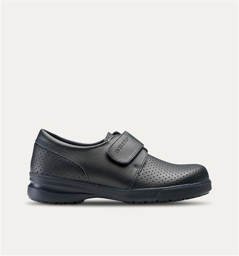 Zapato hospitalario unisex - Poniente  - Feliz Caminar - antideslizante / negro