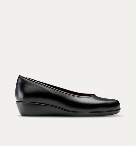 Zapato hospitalario para mujer - Francesita - Feliz Caminar - antideslizante / negro