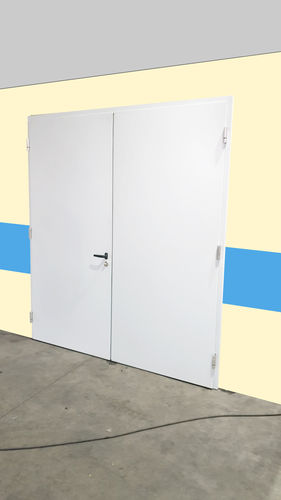 Puerta de protección radiológica - X-RAY DOORS - con blindaje / para resonancia magnética / para radioterapia