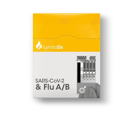 Prueba rápida para enfermermedades infecciosas - LumiraDx - para COVID-19 / de gripe / para antígenos