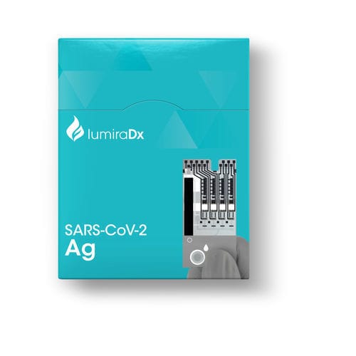Kit de prueba para COVID-19 - LumiraDx - para enfermermedades infecciosas / para antígenos / SARS-COV-2