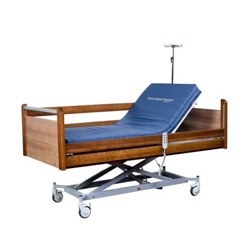 Cama de hospital - AD-1347 - DUMAN HOSPITAL FURNITURE - eléctrica / de altura regulable / con ruedas