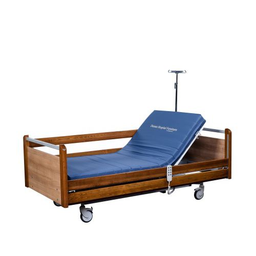 Cama de hospital - AD-1247 - DUMAN HOSPITAL FURNITURE - eléctrica / con ruedas / de 2 secciones