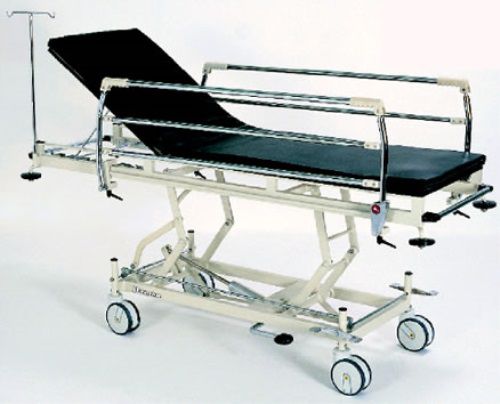 Carro camilla de emergencia - AD-227/G - DUMAN HOSPITAL FURNITURE - manual / con respaldo regulable / de 2 secciones