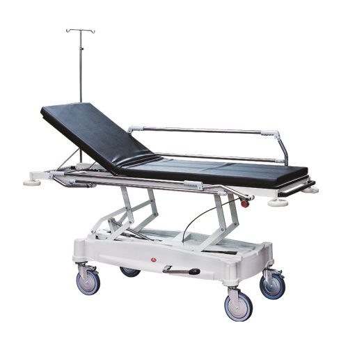 Carro camilla de transporte - AD-227.G2 - DUMAN HOSPITAL FURNITURE - manual / de altura variable / con respaldo regulable
