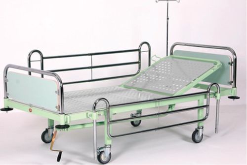 Cama de hospital - AD-183.U - DUMAN HOSPITAL FURNITURE - mecánica / con ruedas / de 2 secciones