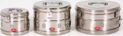 Tambor de esterilización para apósitos - AD-176 - DUMAN HOSPITAL FURNITURE - de acero inoxidable