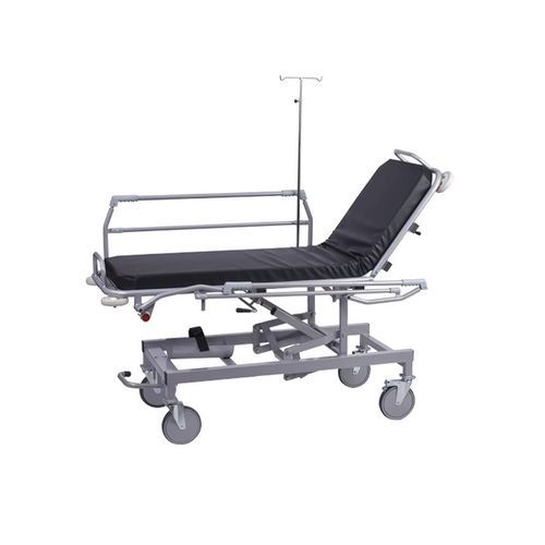 Carro camilla de transporte - AD-227.R1 - DUMAN HOSPITAL FURNITURE - hidráulico / de altura variable / de 2 secciones