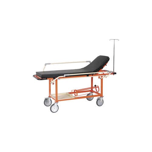 Carro camilla de transferencia - AD-227.E1  - DUMAN HOSPITAL FURNITURE - manual / con respaldo regulable / 2 secciones