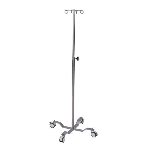 Portasueros con ruedas - AD-241.P020 - DUMAN HOSPITAL FURNITURE - 2 ganchos / de acero inoxidable