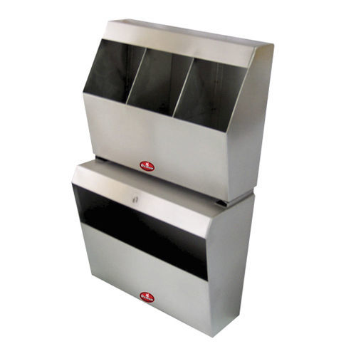 Armario para máscaras - AD-453 - DUMAN HOSPITAL FURNITURE - para cubrezapatos / para gorros / de acero inoxidable