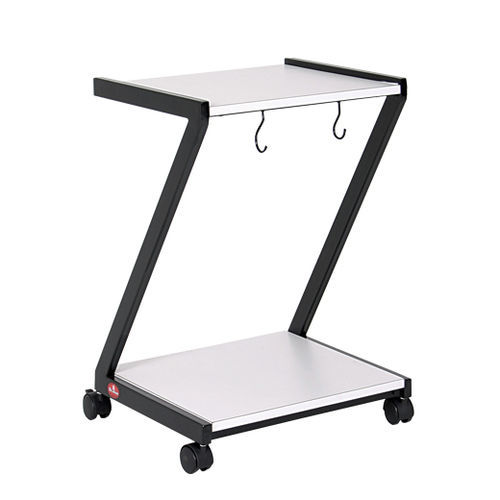 Carro para dispositivos médicos - AD-163.D - DUMAN HOSPITAL FURNITURE - para cuidados / 2 estantes / móvil