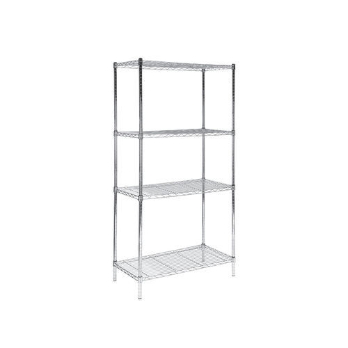 Estantería 4 estantes - AD-740.10 - DUMAN HOSPITAL FURNITURE - estructura abierta / de acero inoxidable