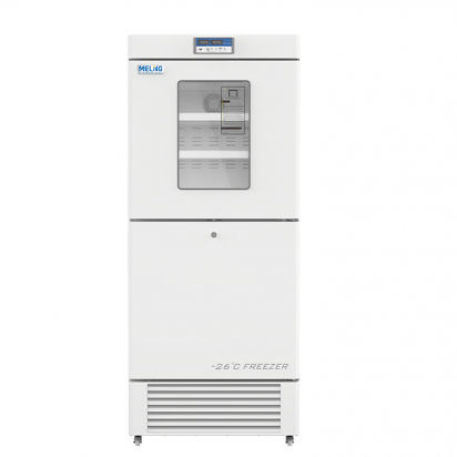 Refrigerador de laboratorio - YCD-EL450 - Zhongke Meiling Cryogenics Co., Ltd., - de tipo armario / con ruedas / con 2 puertas