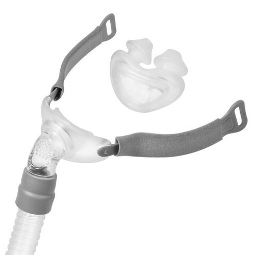 Máscara de ventilación con bigotera - Rio II - 3B Medical - para el tratamiento de la apnea del sueño / transparente