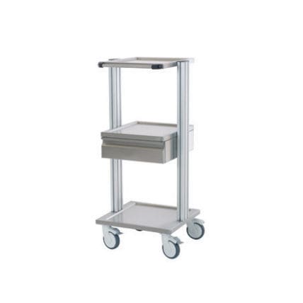 Carro médico - 238.5050 - SEBA HANDELS - para dispositivos médicos / para transporte / de acero inoxidable