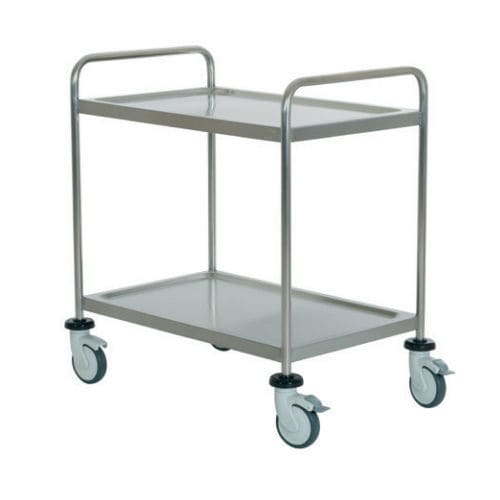 Carro médico - 239.8655 - SEBA HANDELS - para instrumental / para transporte / de acero inoxidable