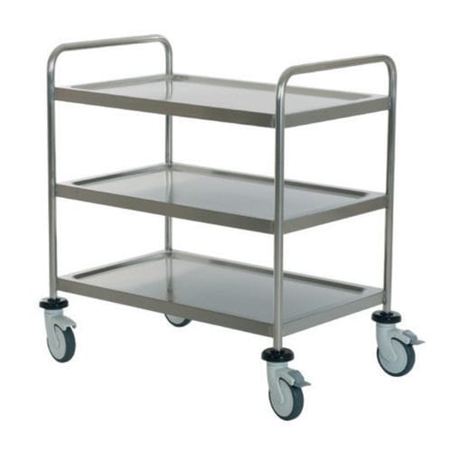 Carro médico - 240.8655 - SEBA HANDELS - para instrumental / para transporte / de acero inoxidable