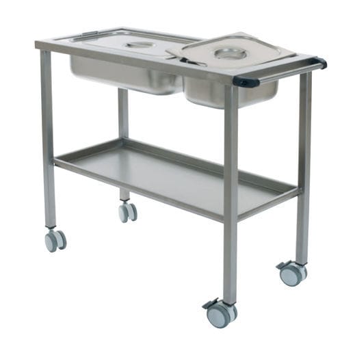 Carro médico - 234.9040 - SEBA HANDELS - para instrumental quirúrgico / para transporte / de acero inoxidable