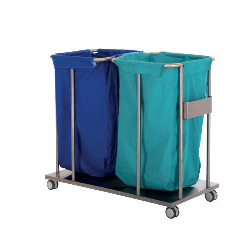 Carro para bolsas médico - 237.1155 - SEBA HANDELS - de transporte / para lavandería / 2 bolsas