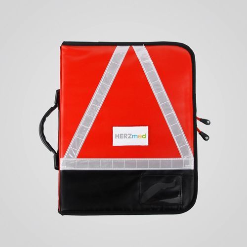 Bolsa médica de emergencia - A4 - HERZmed GmbH - para documentos médicos / de mano / de PVC