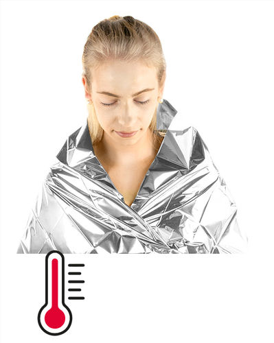Manta calefactada - 700100 - HERZmed GmbH - de refrigeración / de emergencia / de aluminio
