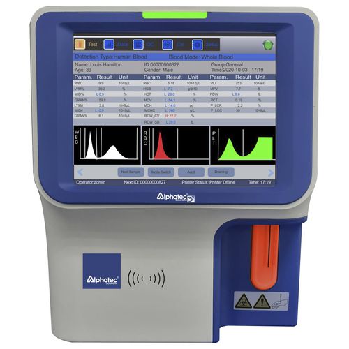 Analizador de hematología automático - 37 - ALPHATEC SCIENTIFIC - compacto / 22 parámetros / con diferenciación de 3 partes