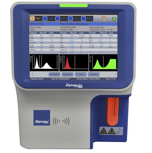 Analizador de hematología veterinario - 37 VET - ALPHATEC SCIENTIFIC - automático / compacto / 22 parámetros