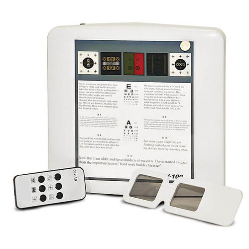 Tabla optométrica retroiluminada - NV-100 - OICO - Ophthalmic Instrument Company