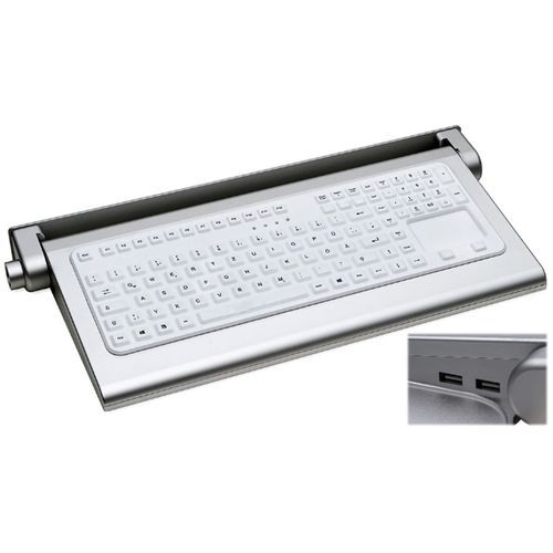 Teclado médico con teclas digitales - MBT-OR-K01 - EMBITRON - con alfombrilla táctil / internacional / con puntero