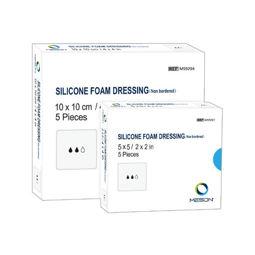 Apósito para quemaduras de poliuretano - MS 9101 - Jiaxing Meson Medical Materials - de silicona / estéril / estanco