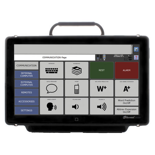 Sistema de comunicación alternativa digital - Accent® 1400 - PRC-Saltillo - portátil / tableta / con pantalla táctil