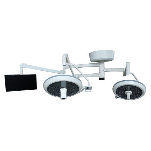 Lámpara cialítica de techo - WYLED700/500HD - Shanghai Weyuan Medical Device - LED / con cámara de vídeo / con monitores de vídeo