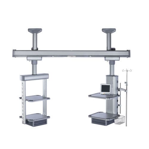 Columna de distribución de techo - WYQ-ZX - Shanghai Weyuan Medical Device - para cuidados intensivos / modular / con estantes