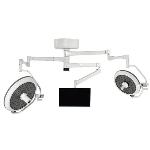 Lámpara cialítica de techo - WYLED700/500HD - Shanghai Weyuan Medical Device - LED / 2 brazos / 95