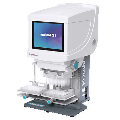 Sistema de automatización de laboratorio de manipuación de líquidos - apricot S1 - SPT Labtech - de mesa